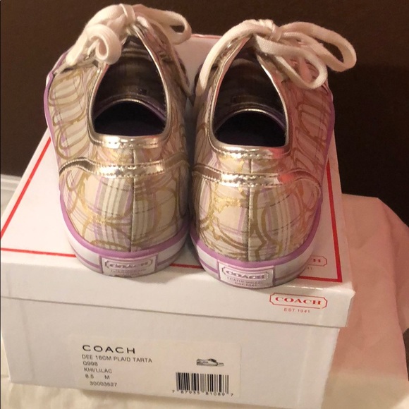 Coach plaid shoes - Picture 3 of 5